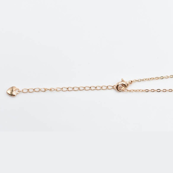 Dainty 14k Gold Plated Pave Triangle Necklace - Picture 4 of 5